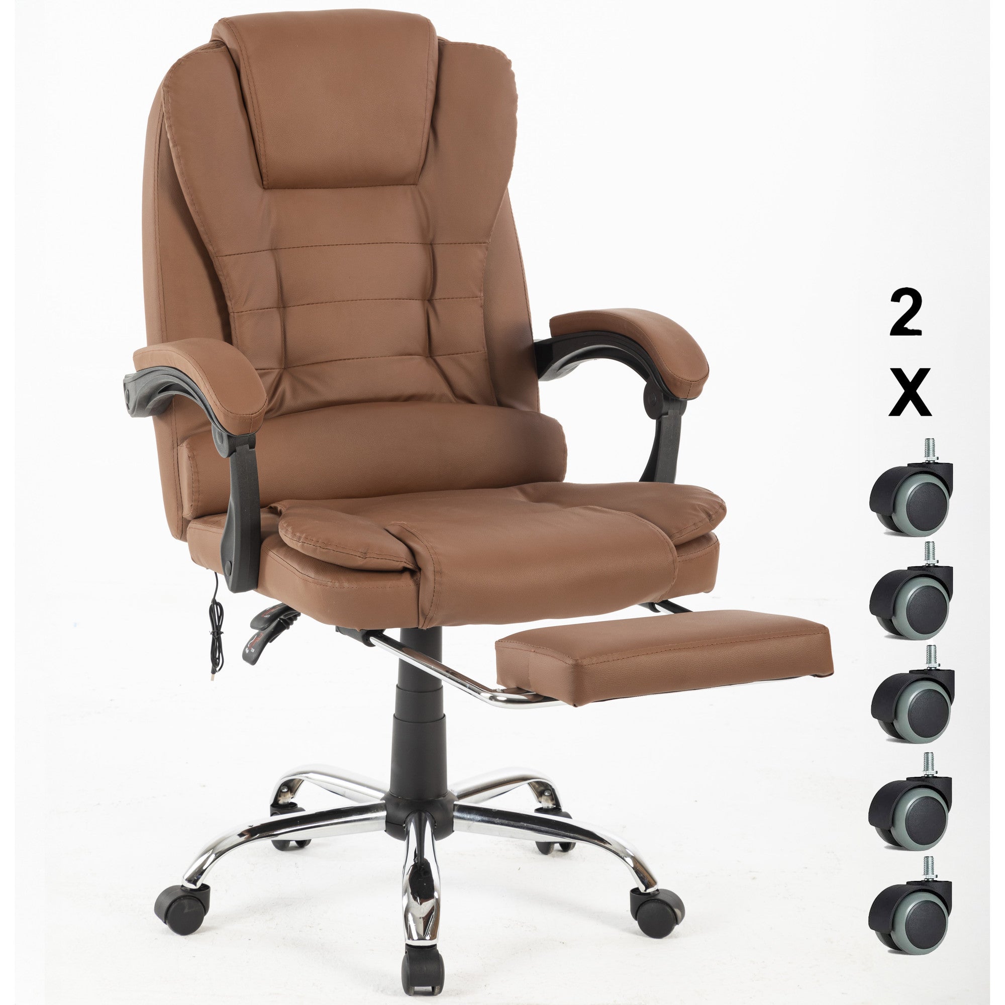 Scaun De Birou Directorial Ergonomic KD Home® ErgoLux Prime, Maro Scaun De Birou Directorial Ergonomic KD Home® ErgoLux Prime, Maro